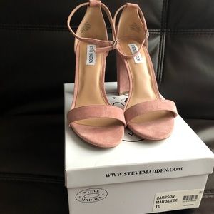 Steve Madden Carrson Mauve Suede Heels